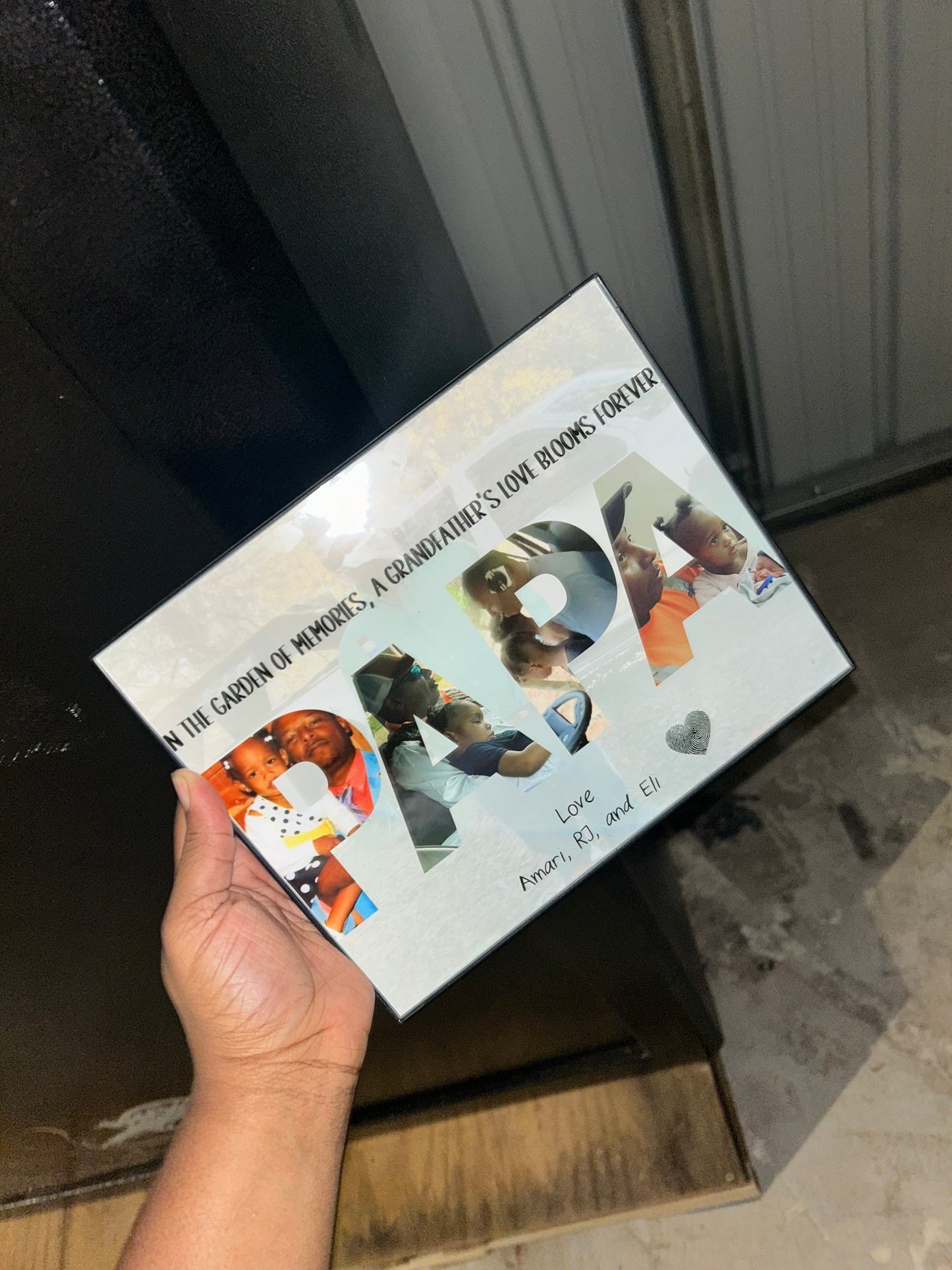 Custom worded Picture Frame Gift