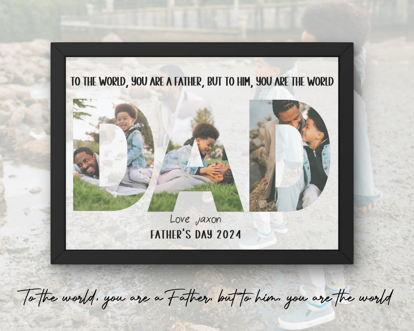 DAD Picture Frame Gift