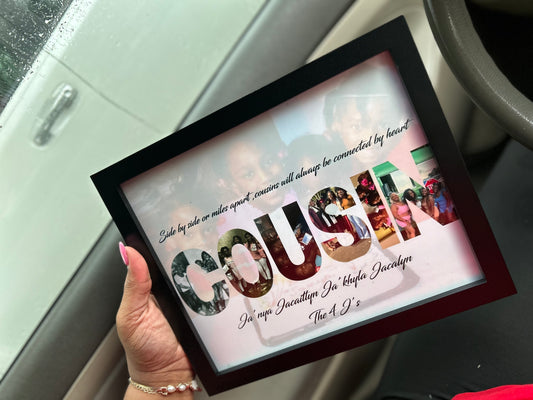 Custom worded Picture Frame Gift