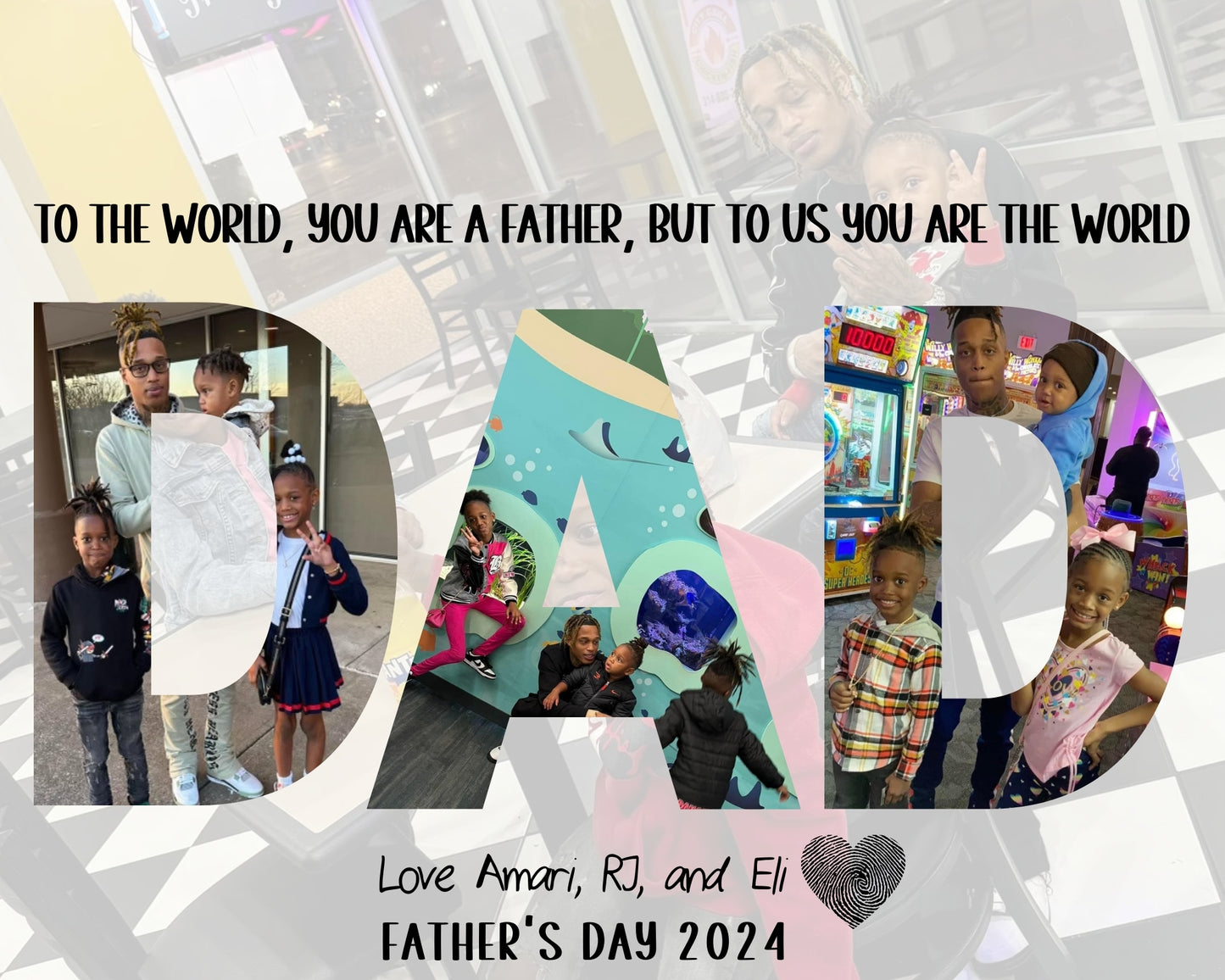 DAD Picture Frame Gift