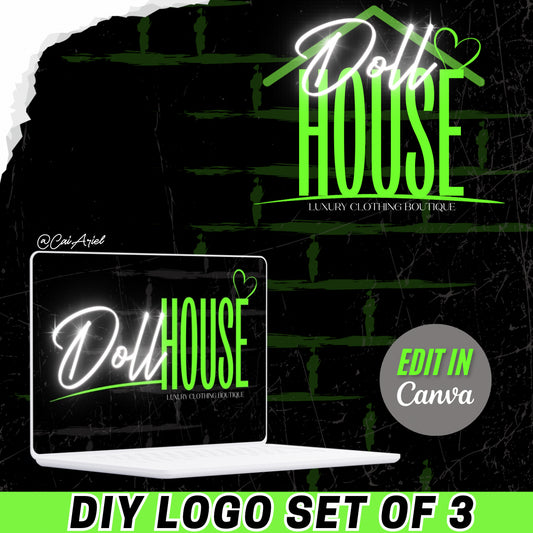 DOLL HOUSE GREEN LOGO