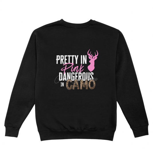 Pretty in Pink Camo Sweatshirt