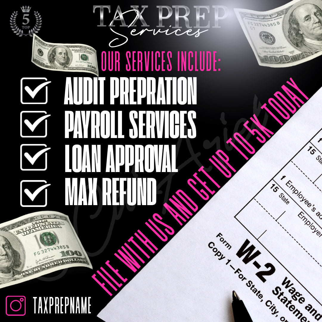 Pink Tax Business Flyer