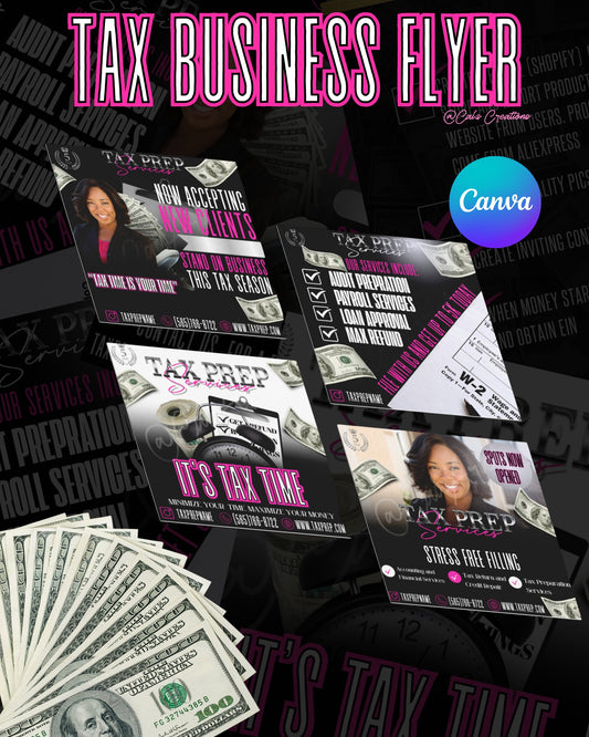 Pink Tax Business Flyer